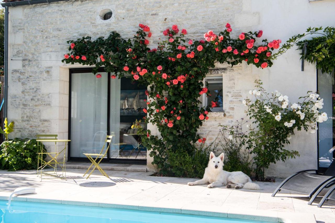 Le Logis De La Brumanderie - Saintes Fontcouverte  외부 사진
